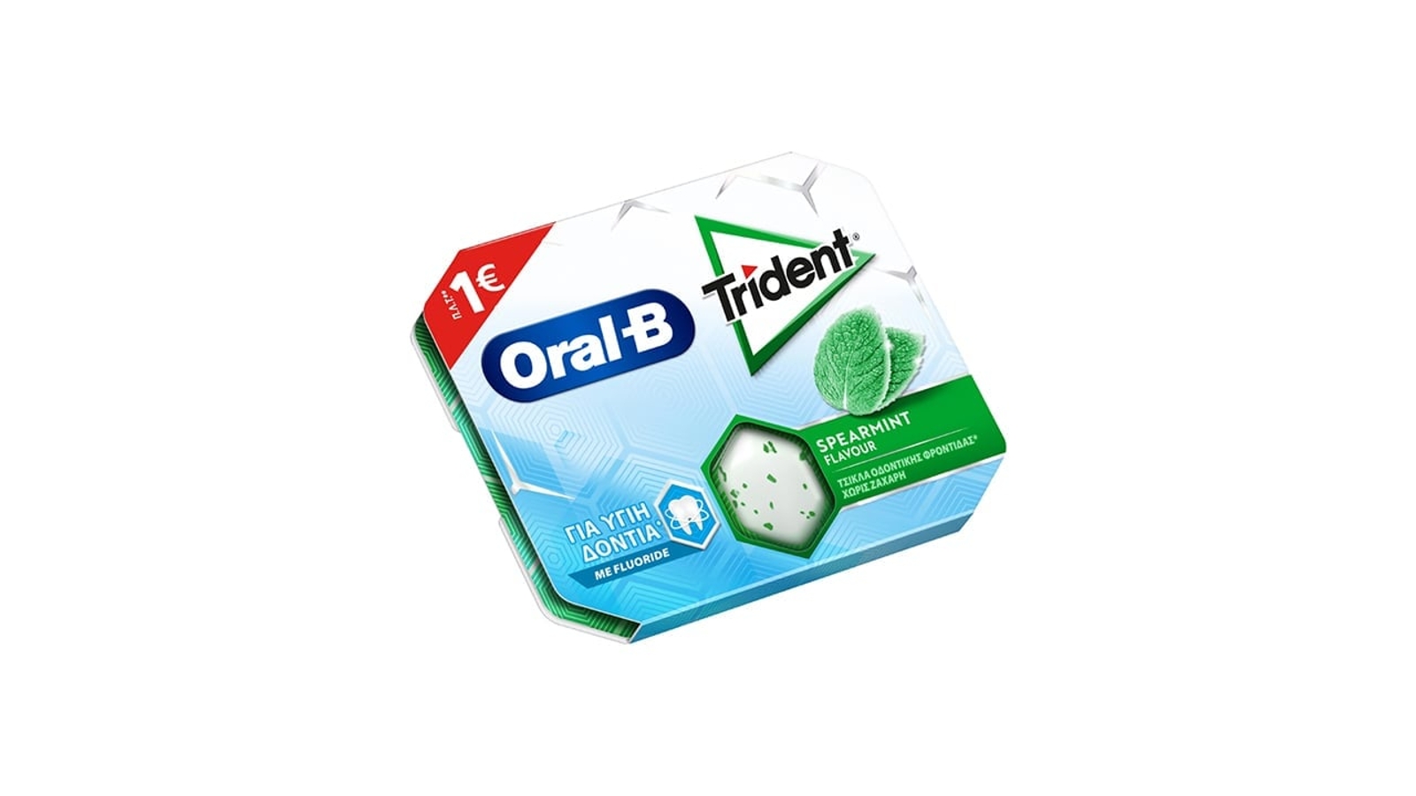 Trident Oral-B τσίχλες spearmint 17gr