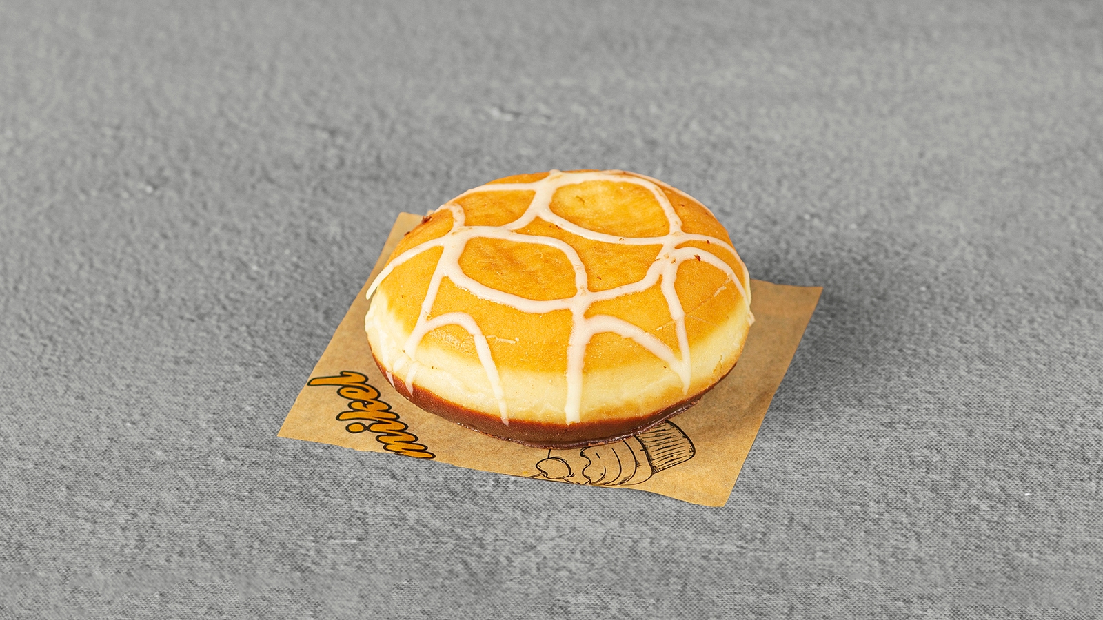 Donut με γέμιση κρέμα βανίλια